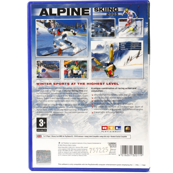 Alpine Skiing 2005 - PS2 spill - Retrospillkongen