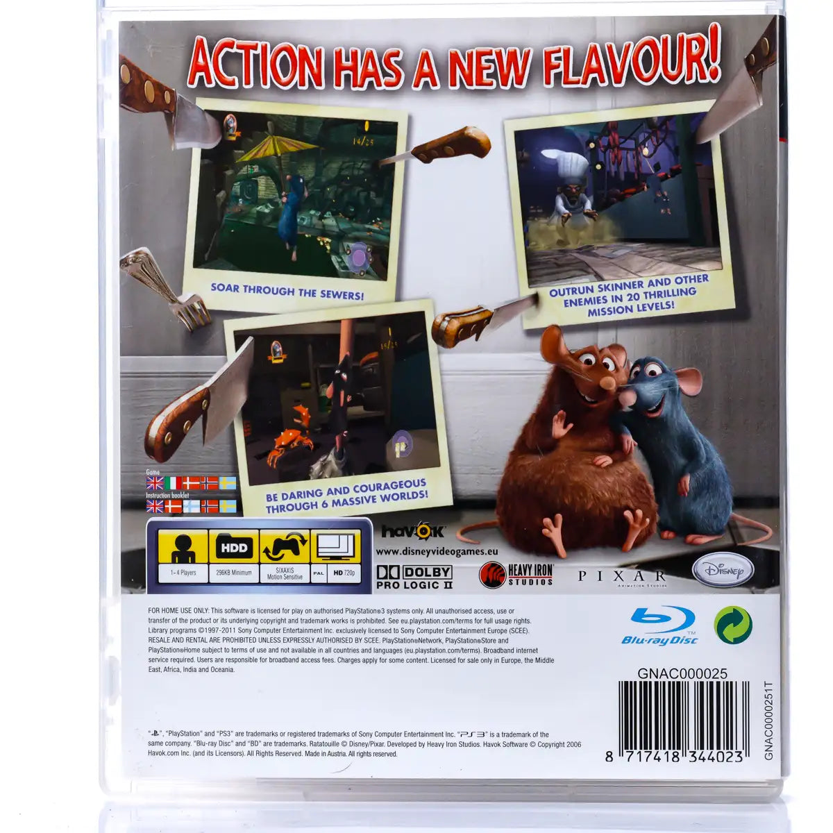 Disney•Pixar Ratatouille - PS3 Spill - Retrospillkongen