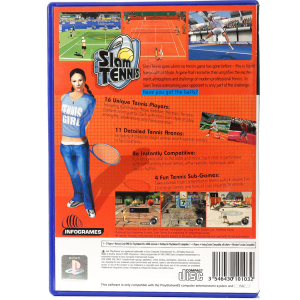 Slam Tennis - PS2 spill - Retrospillkongen