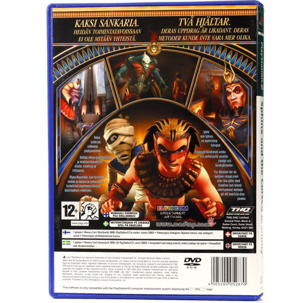 Sphinx and the Cursed Mummy - PS2 spill - Retrospillkongen