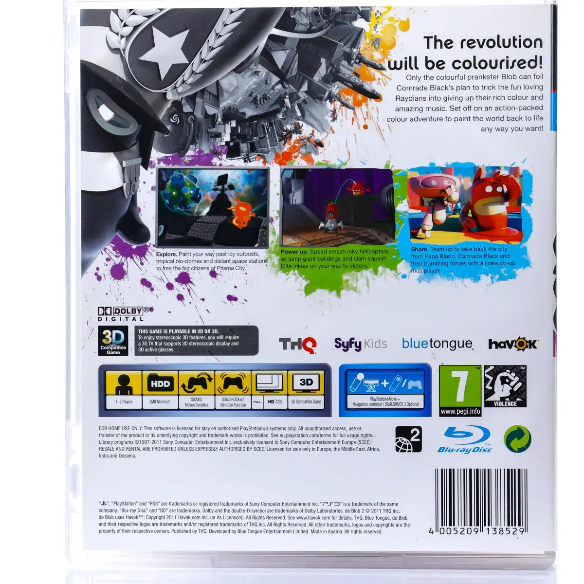 de Blob 2 - PS3 spill - Retrospillkongen