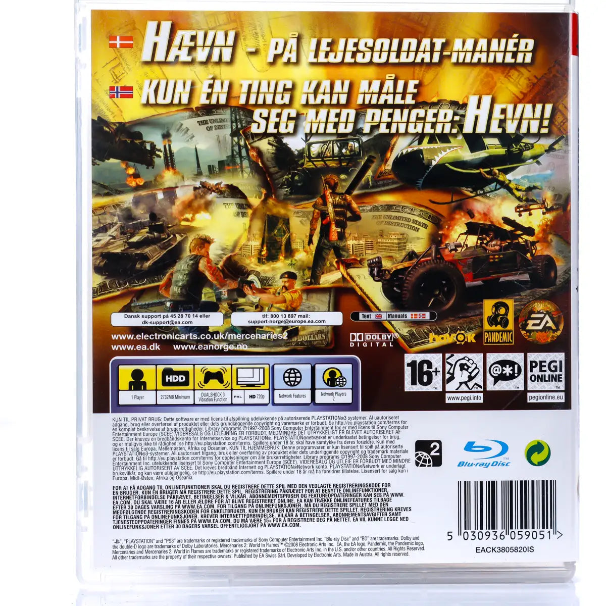 Mercenaries 2: World in Flames - PS3 spill - Retrospillkongen