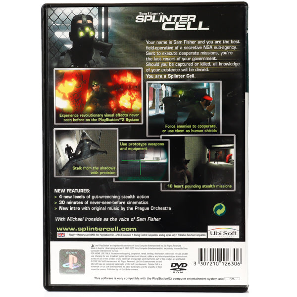 Tom Clancy's Splinter Cell - PS2 spill - Retrospillkongen