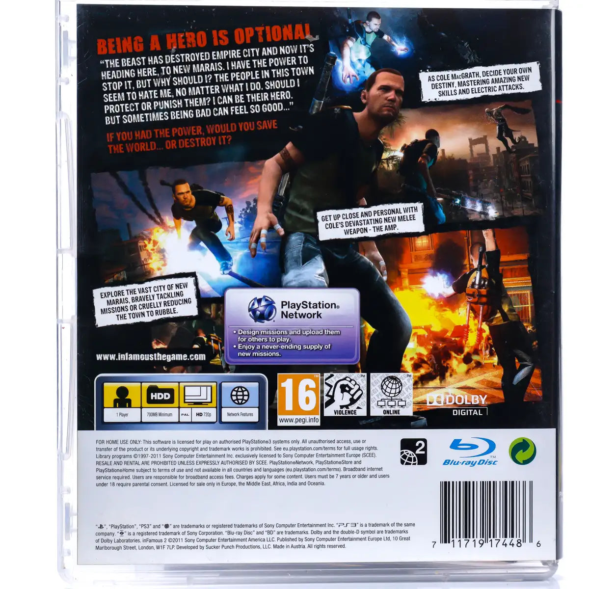 inFAMOUS 2 - PS3 spill - Retrospillkongen