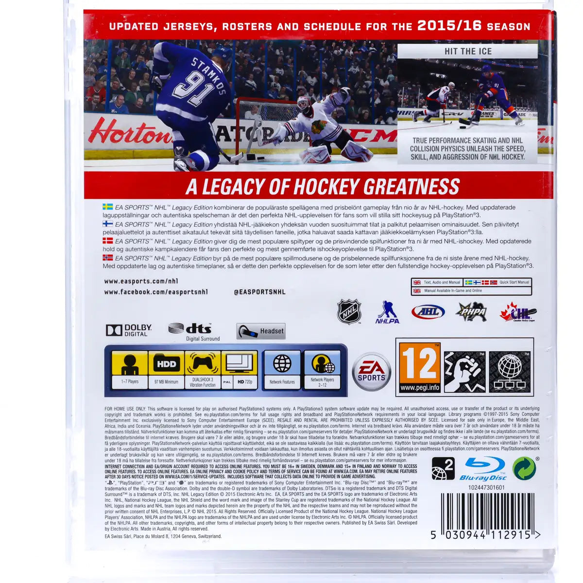 NHL: Legacy Edition - PS3 spill - Retrospillkongen
