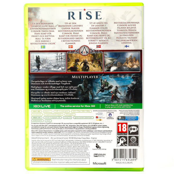 Assassin's Creed III - Xbox 360 spill - Retrospillkongen