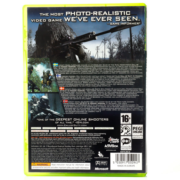 Call of Duty 4: Modern Warfare - Xbox 360 spill - Retrospillkongen