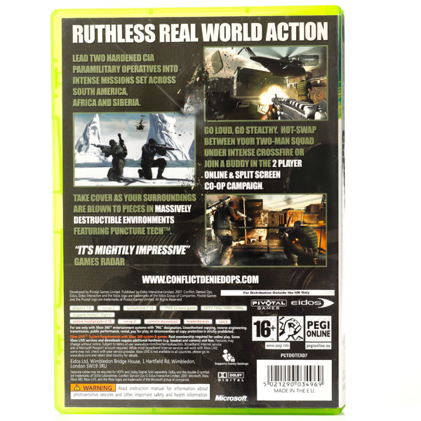 Conflict: Denied Ops - Xbox 360 spill - Retrospillkongen