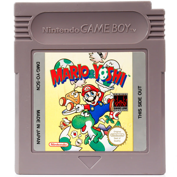 Mario & Yoshi - Gameboy spill - Retrospillkongen