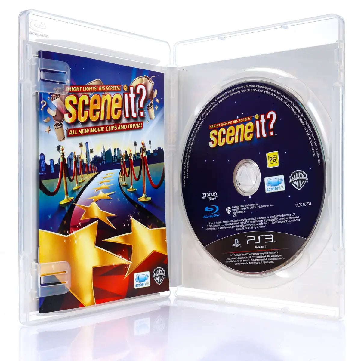 Scene It? Bright Lights! Big Screen! - PS3 spill - Retrospillkongen