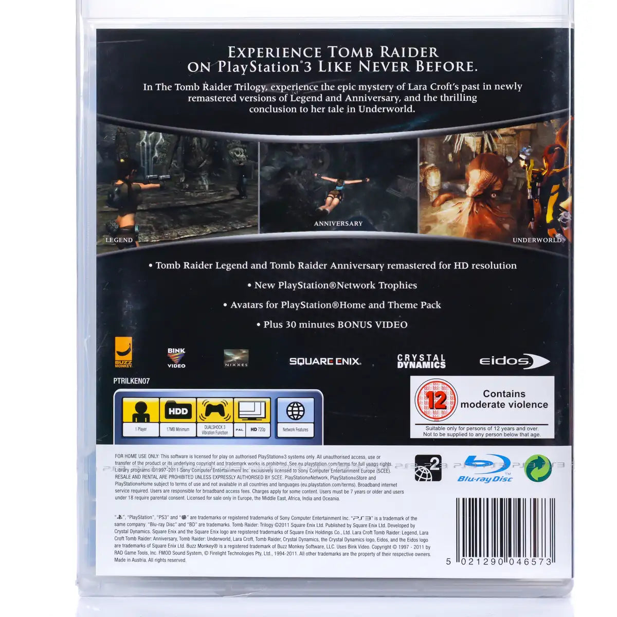 The Tomb Raider Trilogy - Classics HD - PS3 spill (Forseglet) - Retrospillkongen
