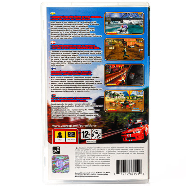 Pursuit Force - PSP spill - Retrospillkongen