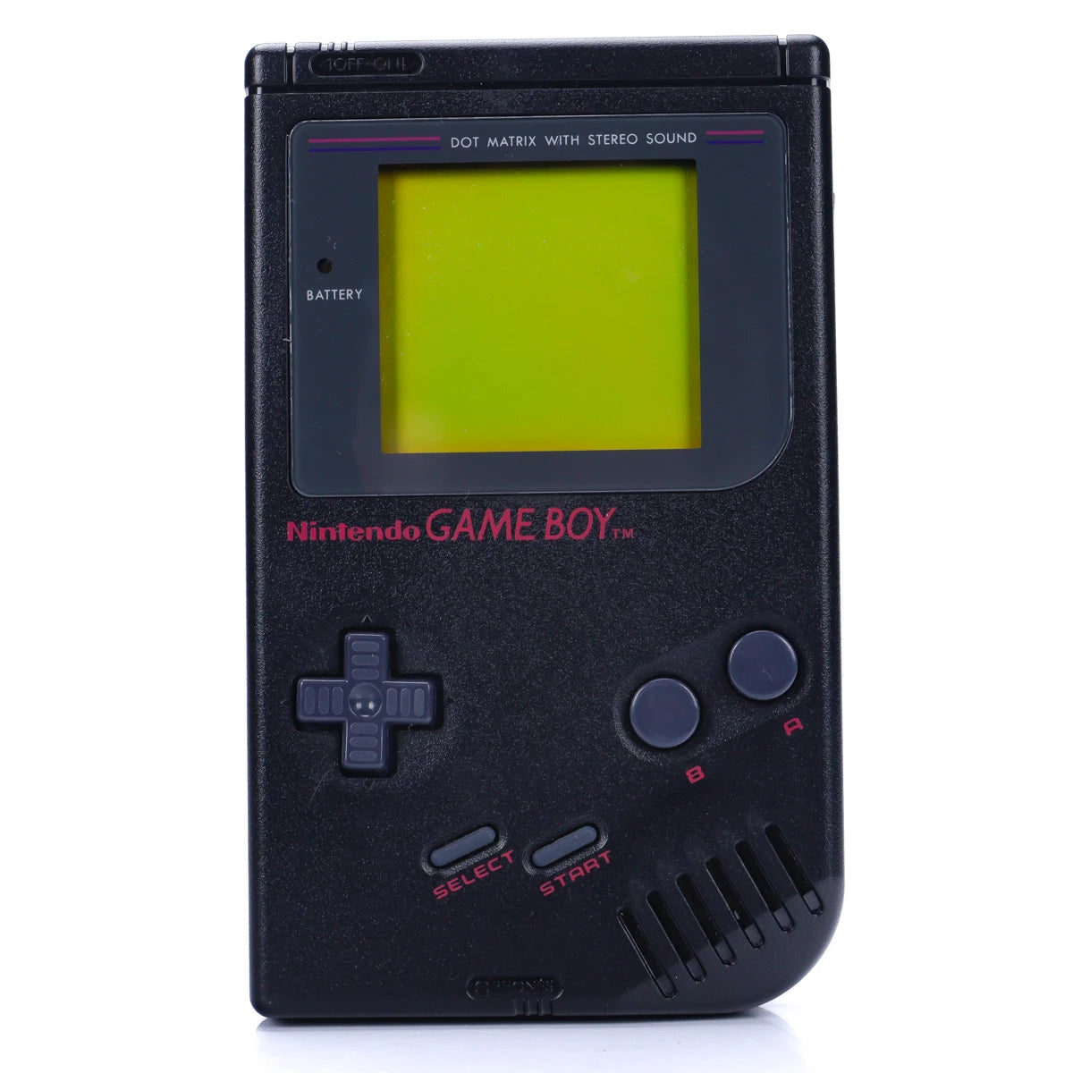 Original Nintendo GameBoy Svart Konsoll - Retrospillkongen