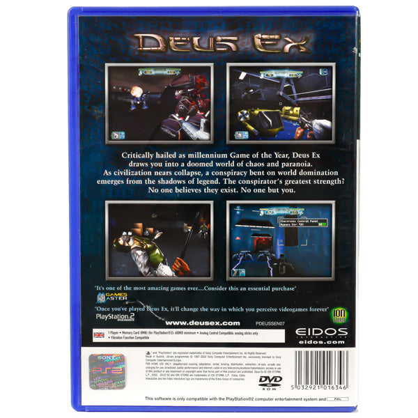 Deus Ex - PS2 spill - Retrospillkongen