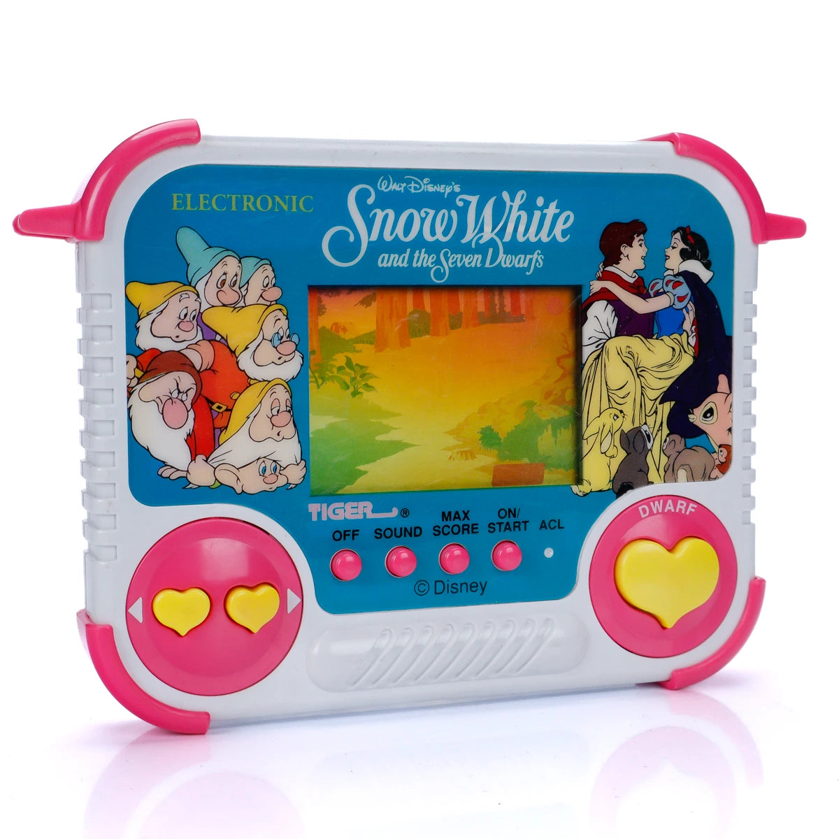 Snow White And The Seven Dwarfs Håndholdt LCD Spill Konsoll - Retrospillkongen