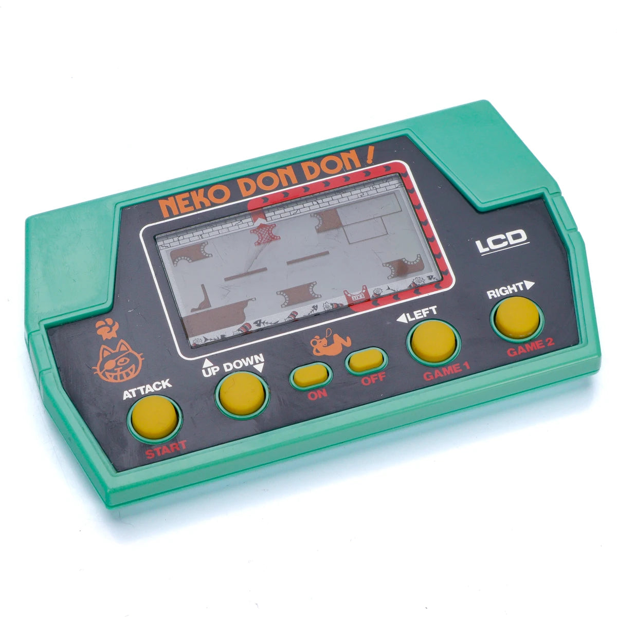 Takatoku Toys Neko Don Don! Håndholdt Electronic Game Konsoll - Retrospillkongen