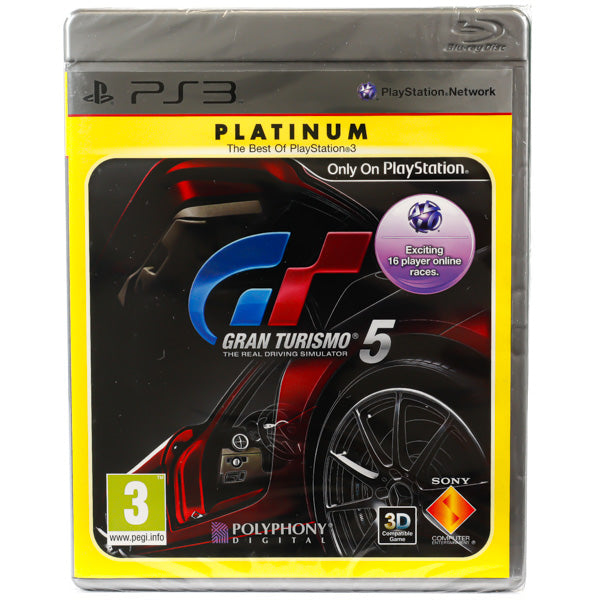 Gran Turismo 5 Platinum - PS3 spill (Forseglet) - Retrospillkongen