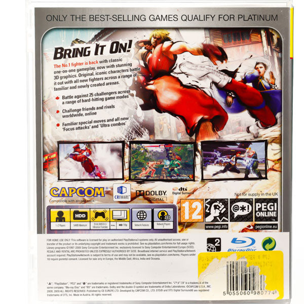 Street Fighter IV - PS3 spill - Retrospillkongen