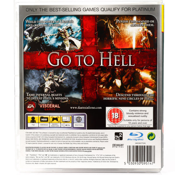 Dante's Inferno - PS3 spill - Retrospillkongen