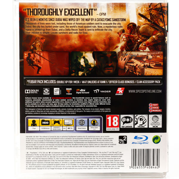 Spec Ops: The Line - PS3 spill - Retrospillkongen