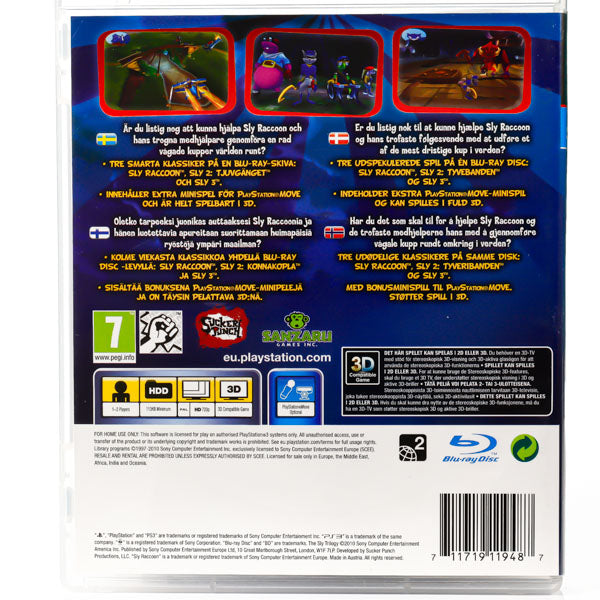 The Sly Trilogy - PS3 spill - Retrospillkongen