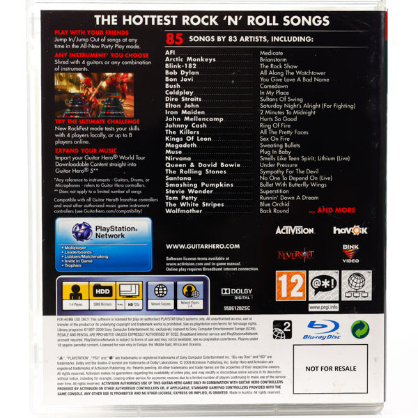 Guitar Hero 5 - PS3 spill - Retrospillkongen