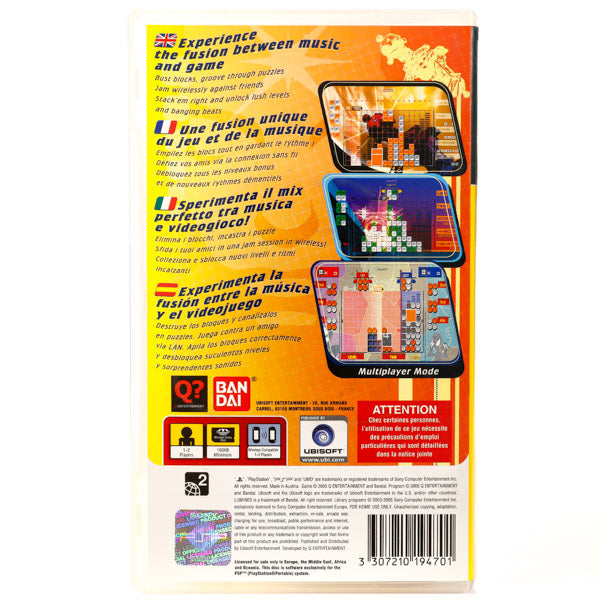 Lumines: Puzzle Fusion - PSP spill - Retrospillkongen