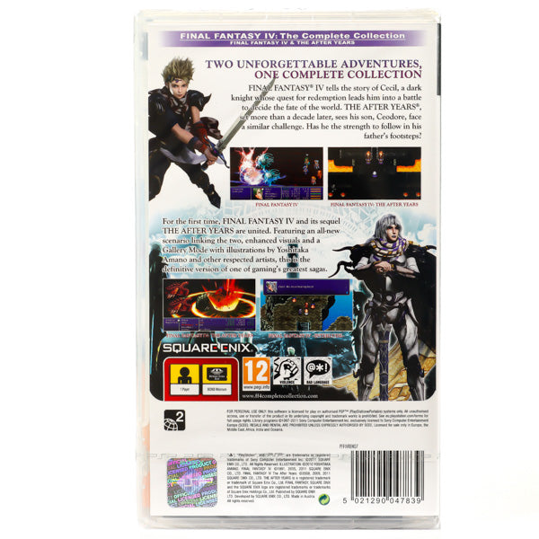 Final Fantasy IV: The Complete Collection - PSP spill (Forseglet) - Retrospillkongen