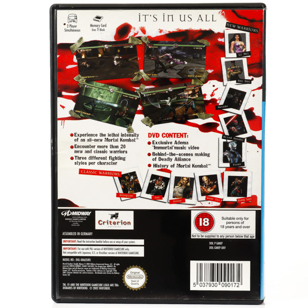 Mortal Kombat: Deadly Alliance - Gamecube spill - Retrospillkongen