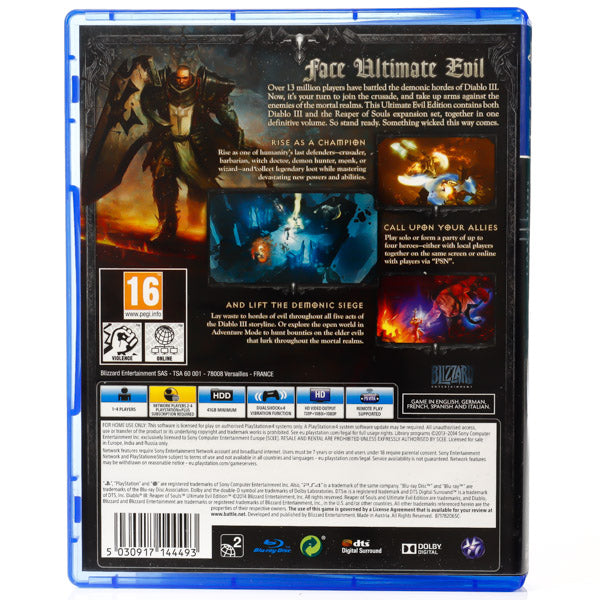 Diablo III: Reaper of Souls - Ultimate Evil Edition - PS4 spill - Retrospillkongen