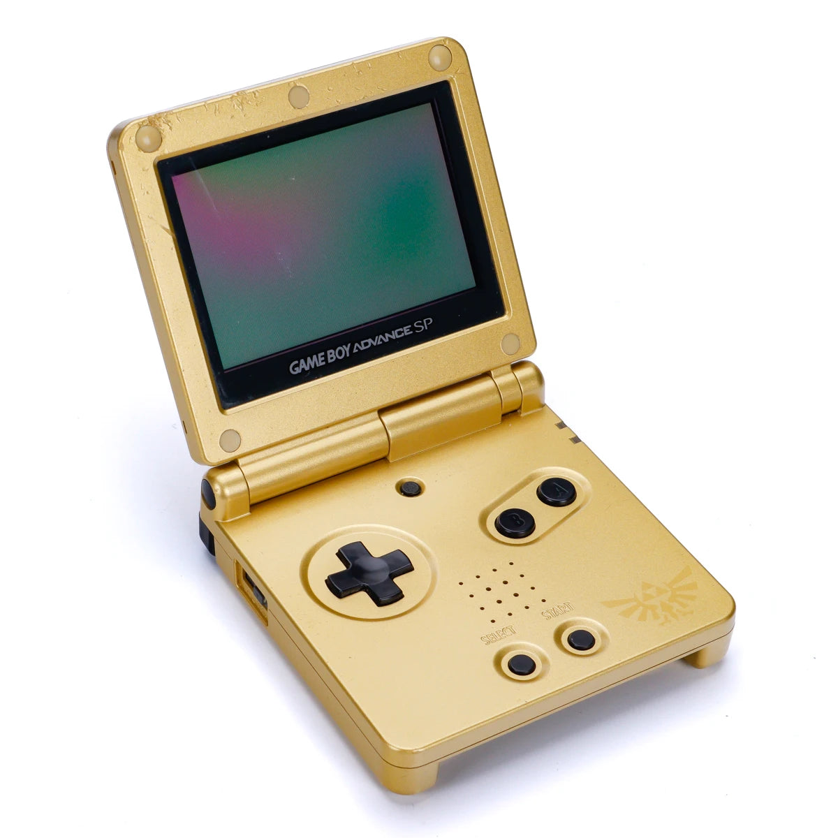 Nintendo Gameboy SP Limited Triforce Gold Edition Konsoll - Retrospillkongen