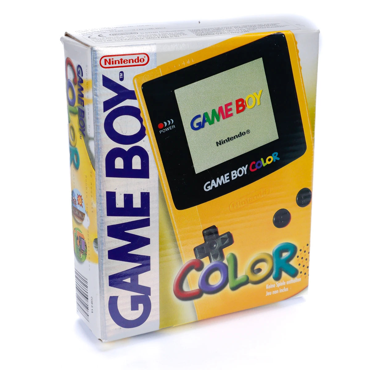 Original Nintendo Gameboy Color Konsoll Gul i Eske - GBC - Retrospillkongen
