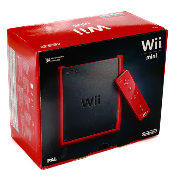 Nintendo Wii Mini Rød Konsoll pakke - I Eske (Nytt produkt)