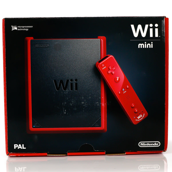 Nintendo Wii Mini Rød Konsoll pakke - I Eske (Nytt produkt)
