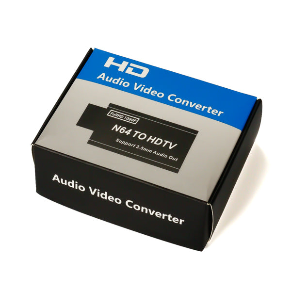 Mini N64 til HDMI Omformer Adapter - Retrospillkongen