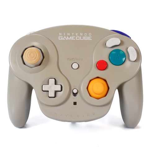 Original Grå Wavebird Kontroller for Nintendo GameCube og Wii - Retrospillkongen