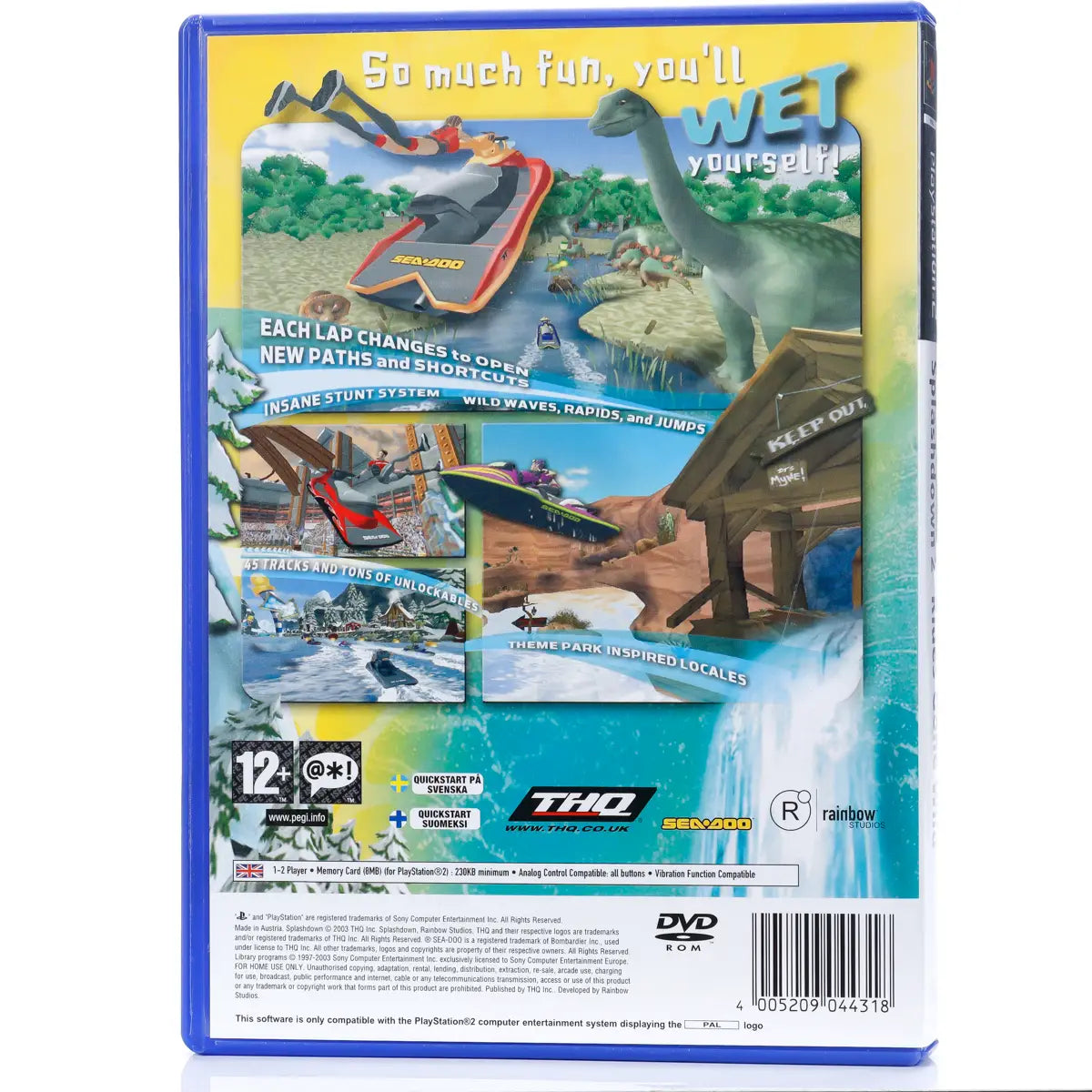 SplashDown 2 Rides Gone Wild - PS2 spill - Retrospillkongen