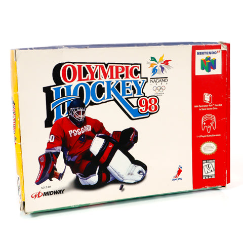 Olympic Hockey 98 - N64 spill (I Eske) - Amerikansk utgave - Retrospillkongen