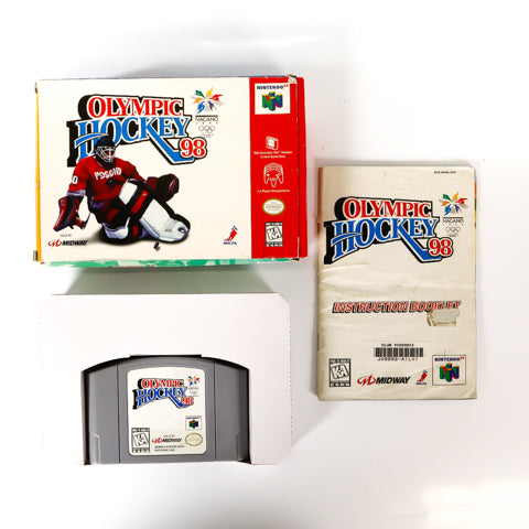 Olympic Hockey 98 - N64 spill (I Eske) - Amerikansk utgave - Retrospillkongen