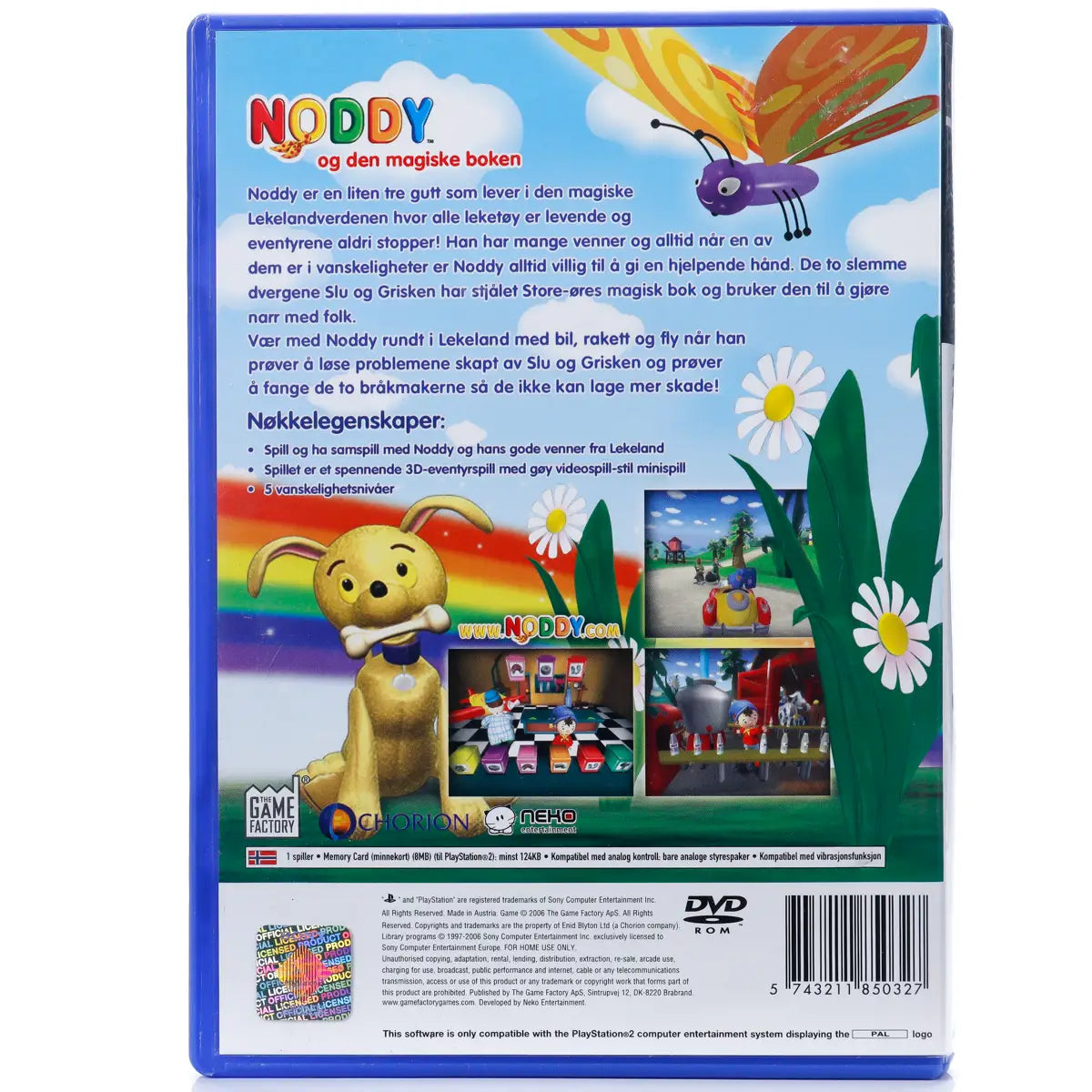 Noddy and the Magic Book - PS2 spill - Retrospillkongen