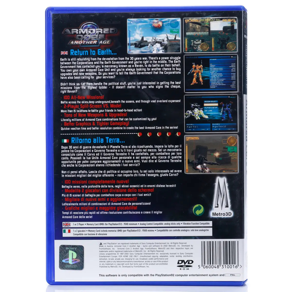 Armored Core 2: Another Age - PS2 Spill - Retrospillkongen