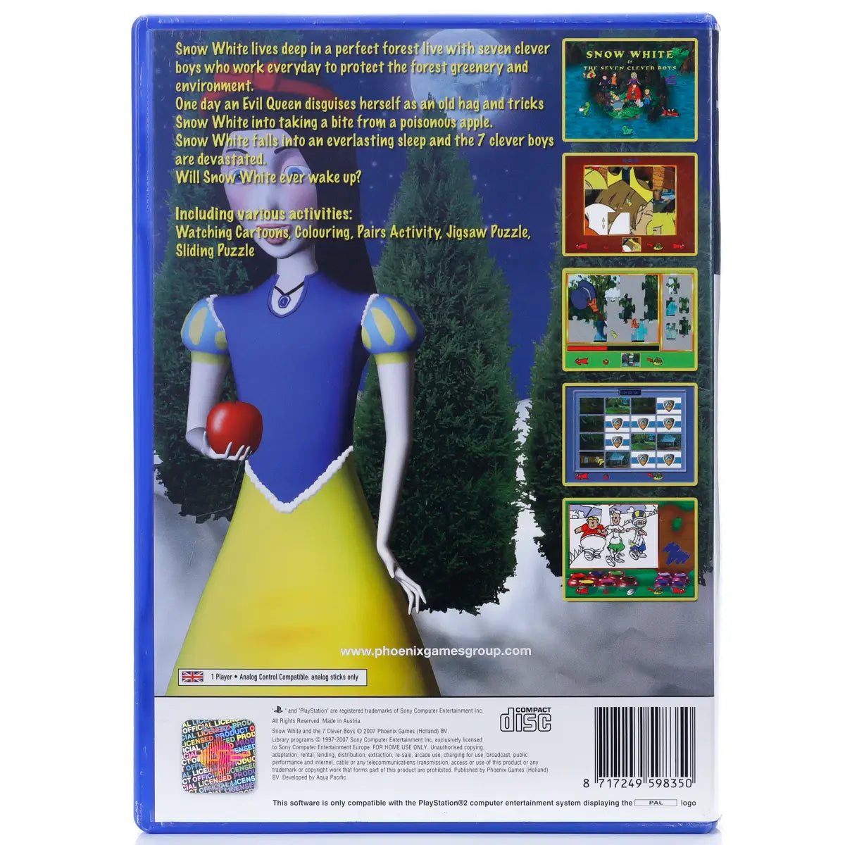 Snow White and the 7 Clever Boys - PS2 spill - Retrospillkongen