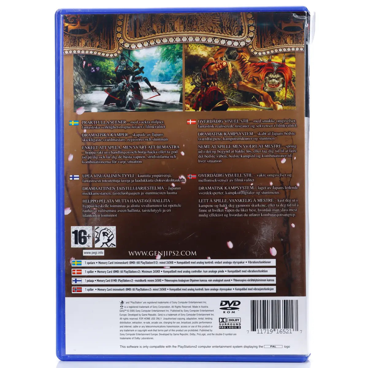 Genji: The Legend Begins - PS2 spill - Retrospillkongen
