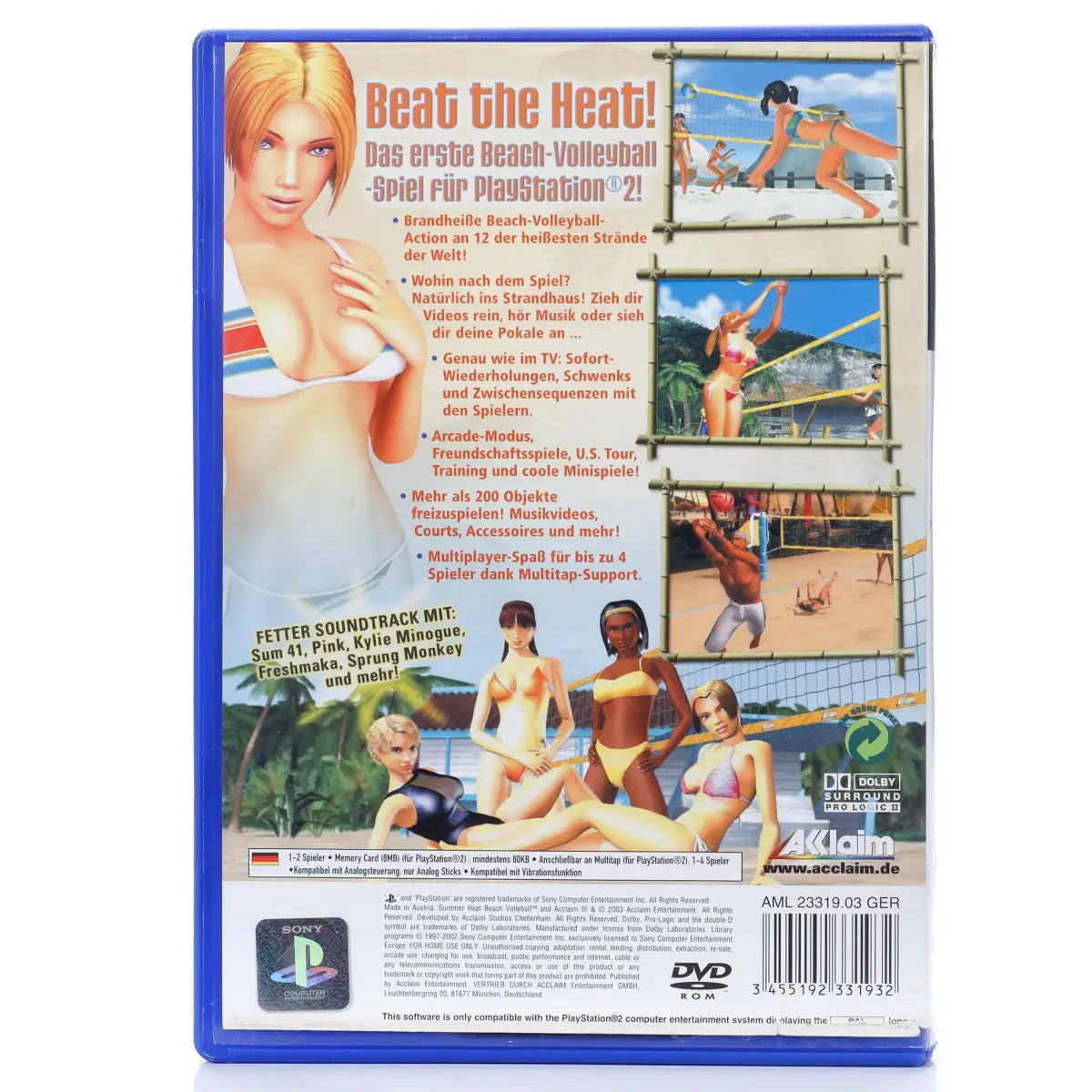 Summer Heat Beach Volleyball - PS2 spill - Retrospillkongen