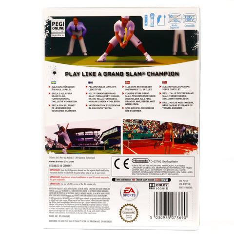 Grand Slam Tennis - Wii spill - Retrospillkongen