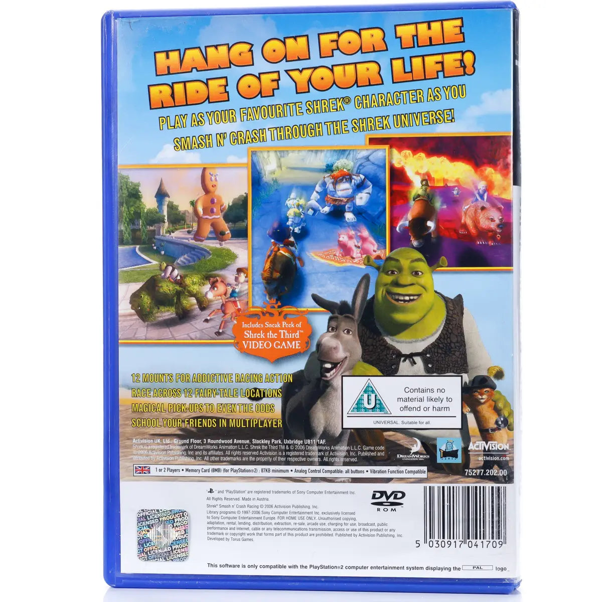 Shrek Smash N' Crash Racing - PS2 spill - Retrospillkongen