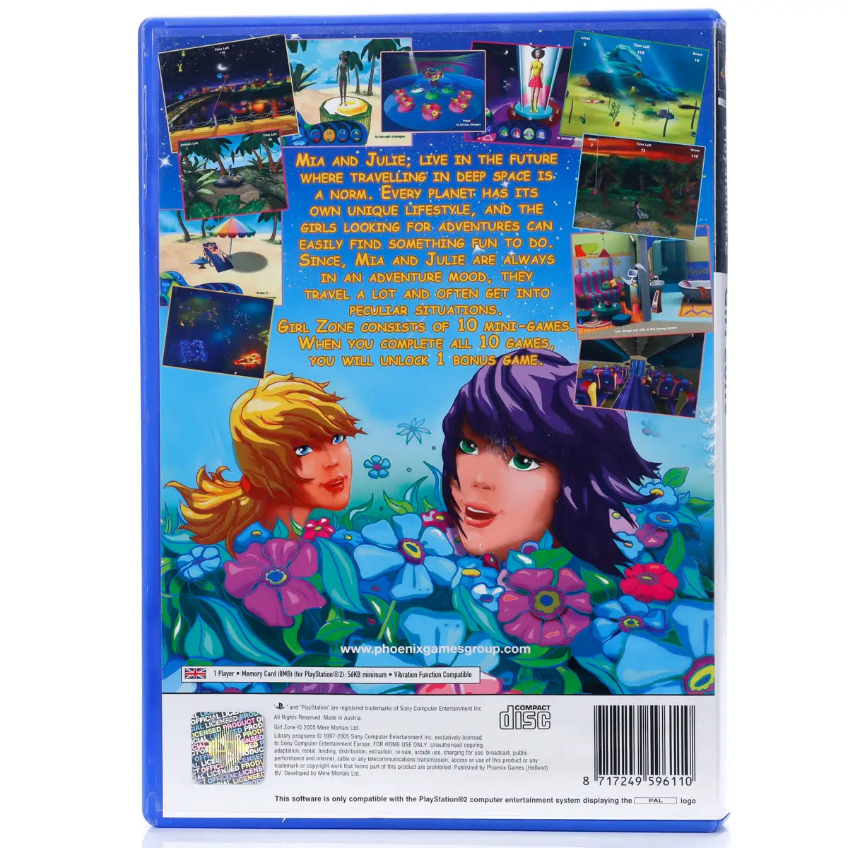 Girl Zone - PS2 spill - Retrospillkongen