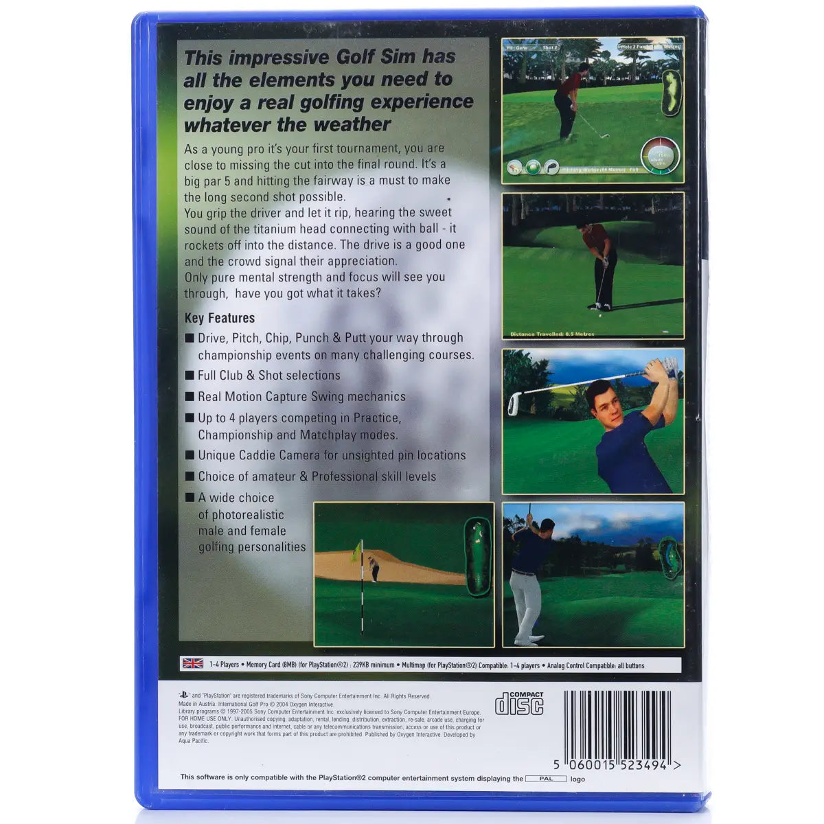 International Golf Pro - PS2 spill - Retrospillkongen