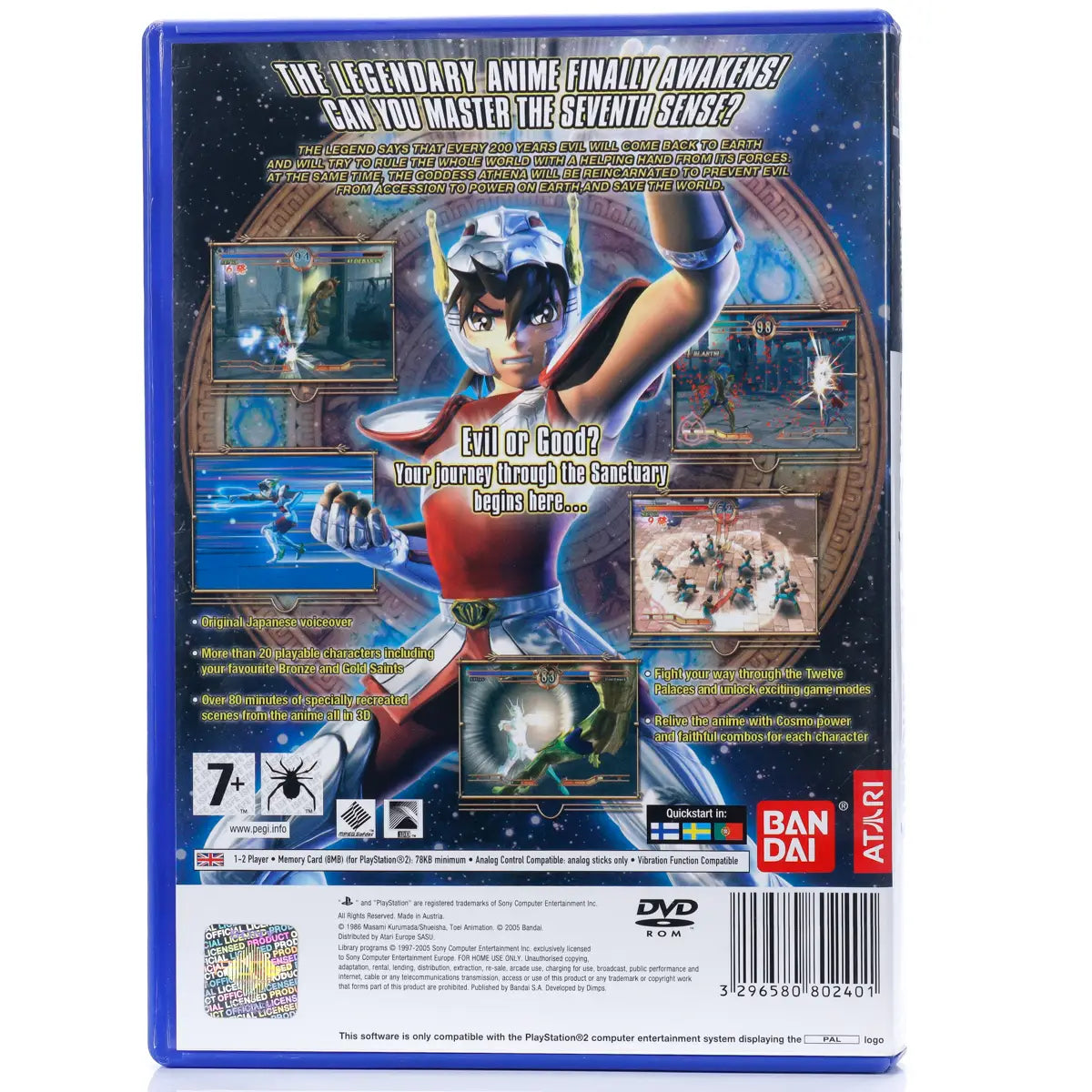 Saint Seiya: The Sanctuary - PS2 spill - Retrospillkongen