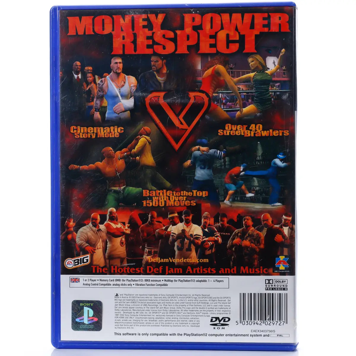 Def Jam: Vendetta - PS2 spill - Retrospillkongen